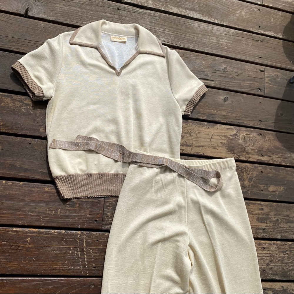 Vintage vivanti 60’s leisure suit matching set golf attire country club - Picture 7 of 7
